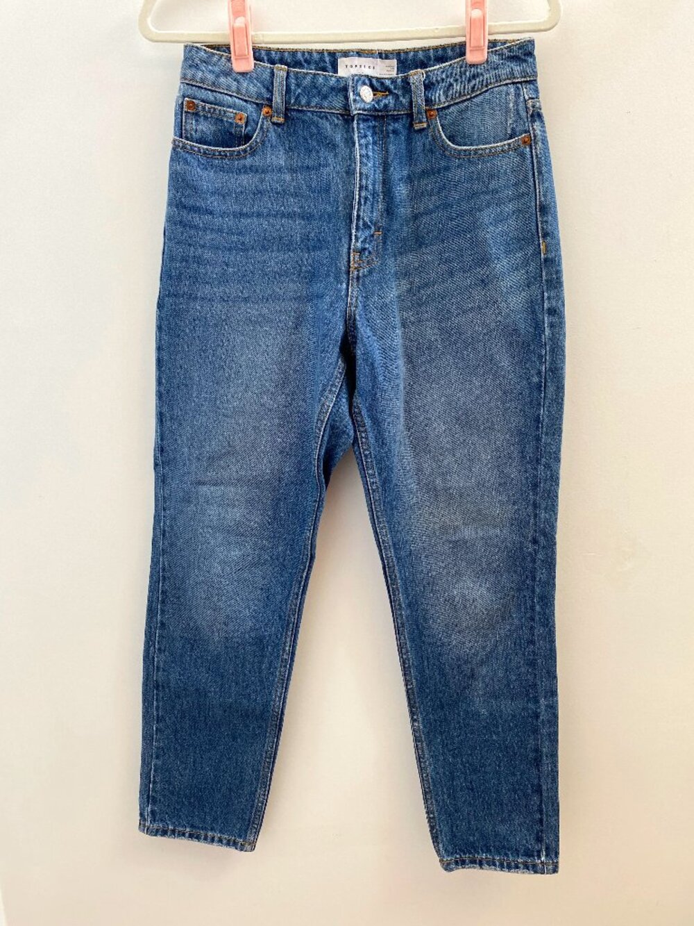 Topshop Medium Wash Jeans Size 28